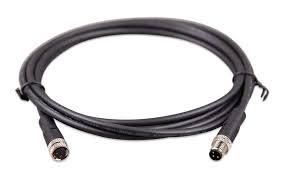 M8 circular connector Male/Female 3 pole cable 2m (bag of 2) ASS030560200