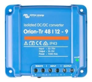 Orion-Tr 48/12-9A (110W) Isolated DC-DC converter ORI481210110