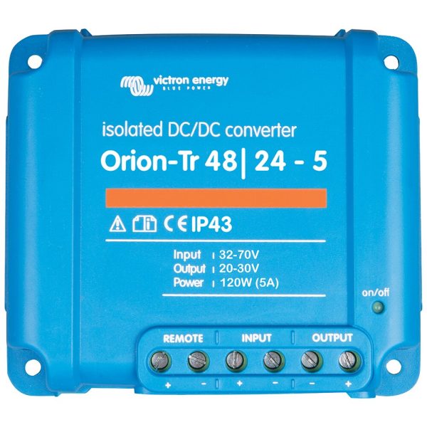 Orion-Tr 48/24-5A (120W) Isolated DC-DC converter ORI482410110