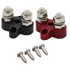 Dual Terminal Stud M8-linked set (1 red/1 black) VBB413020010
