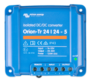 Orion-Tr 24/24-5A (120W) Isolated DC-DC converter ORI242410110